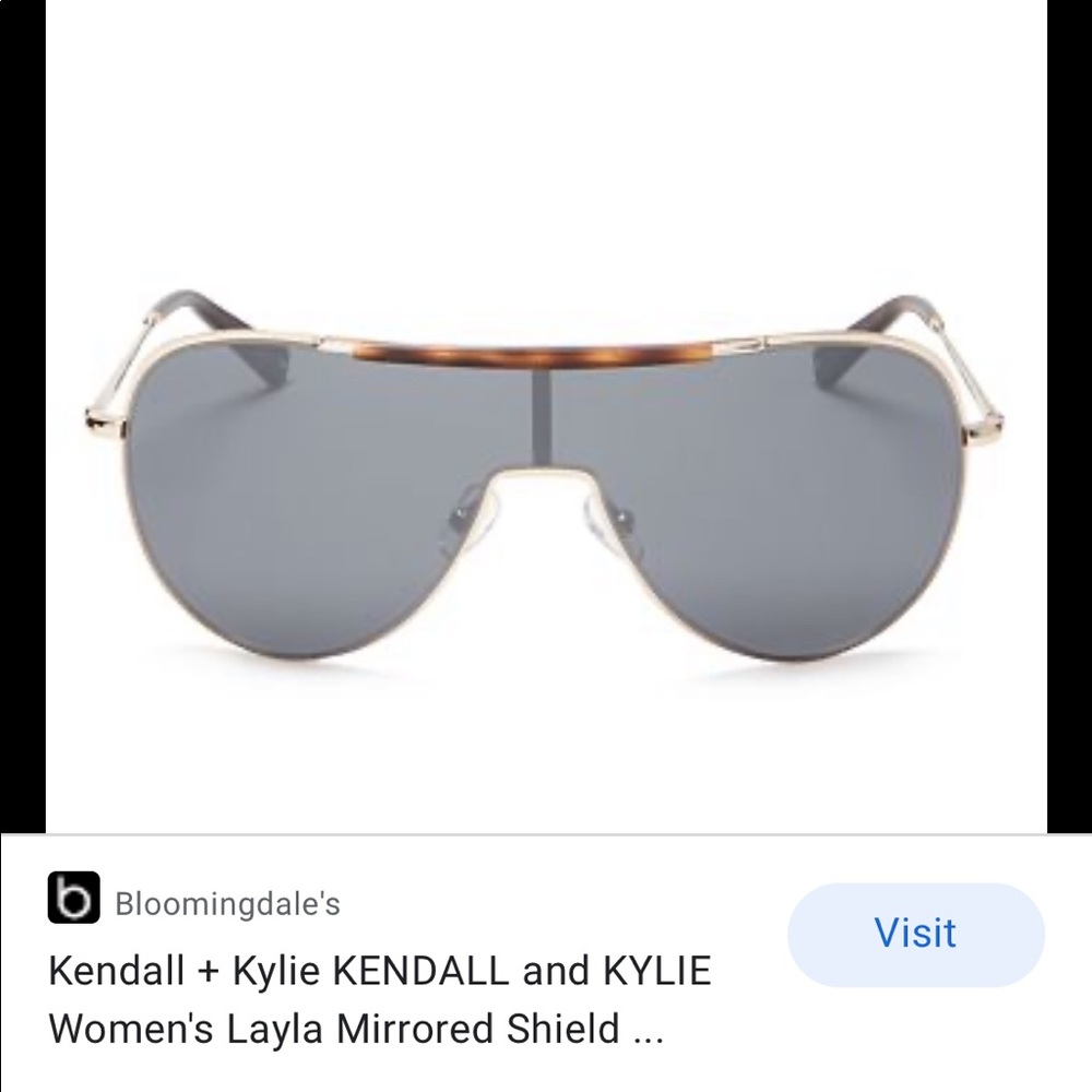 Designer Sunglass shield NWT $190